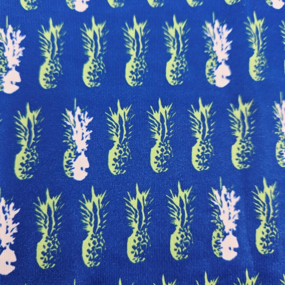 Tailorbyrd Boys Blue Pineapple Performance Shirt M 10/12 NWOT Preppy Coastal - Picture 6 of 10